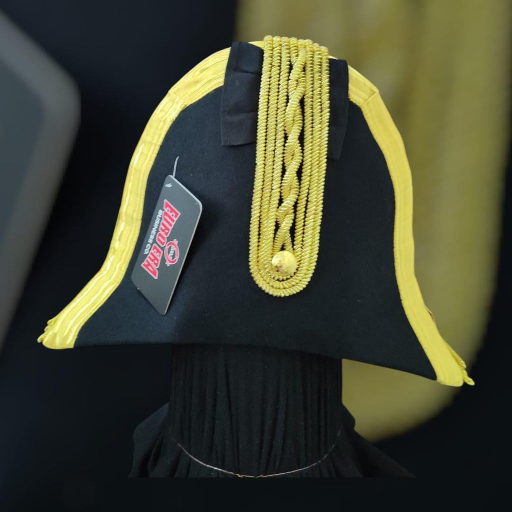 Napoleonic Bicorn Hat: British Officer Military Reenactment Costume