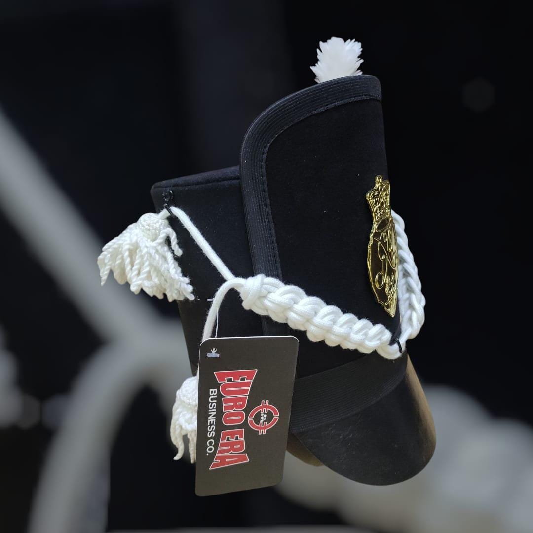 Napoleonic Officer Shako Hat: Military Reenactment, Cosplay Accessory