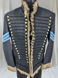 Napoleonic Hussars Pelisse Jacket: Military Reenactment Officer Coat