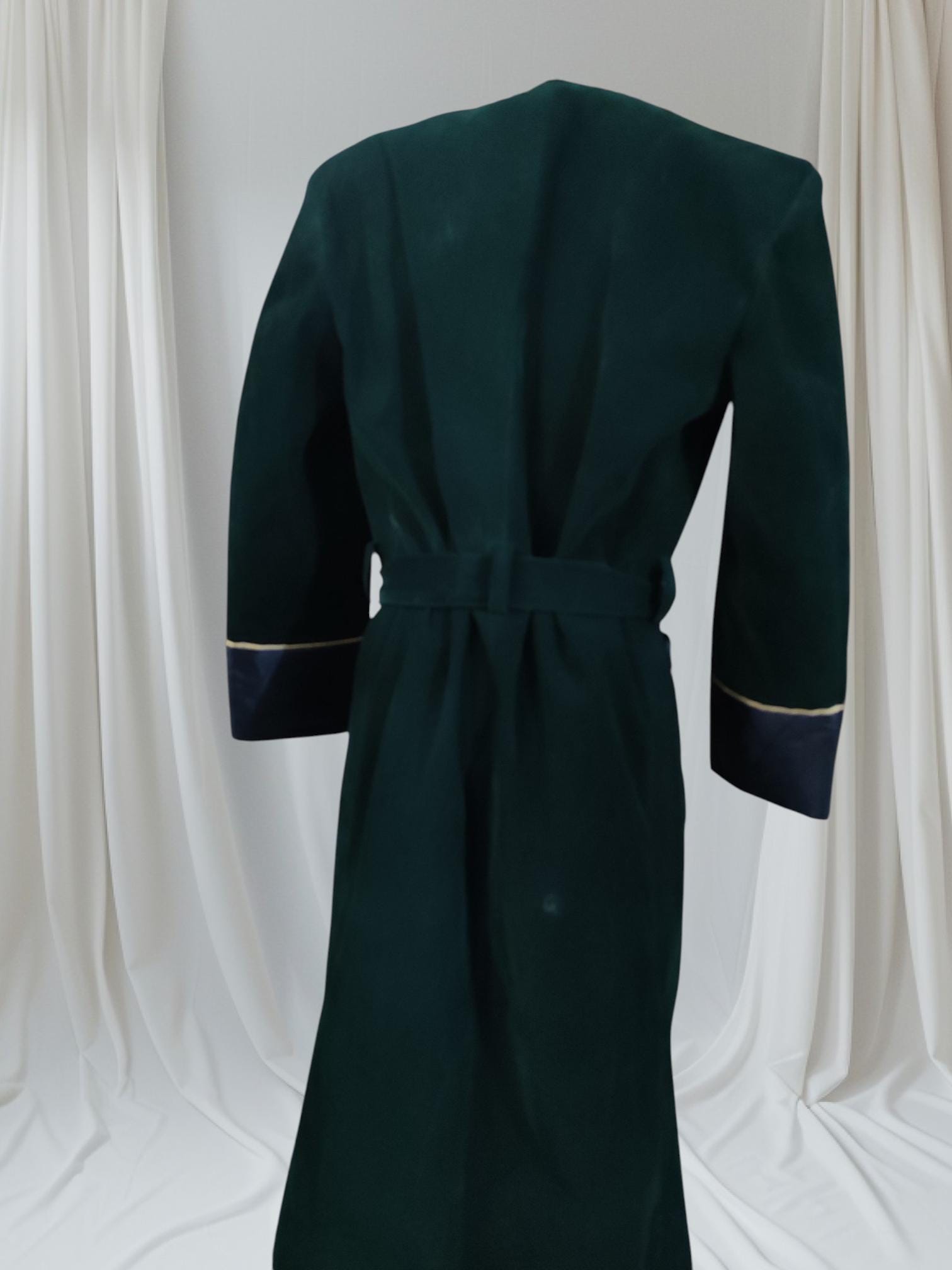 Party wear Velvet Robe style smoking long coat jacket | Luxury Velvet Smoking Robe for Men | Party Wear Long Coat | Elegant Velvet Robe