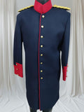 Prussian Napoleonic Officer Long Coat: Historical Reenactment Costume