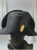 Napoleonic British Officer Bicorn Hat: 18th Century Reenactment Costume