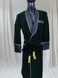 Party wear Velvet Robe style smoking long coat jacket | Luxury Velvet Smoking Robe for Men | Party Wear Long Coat | Elegant Velvet Robe