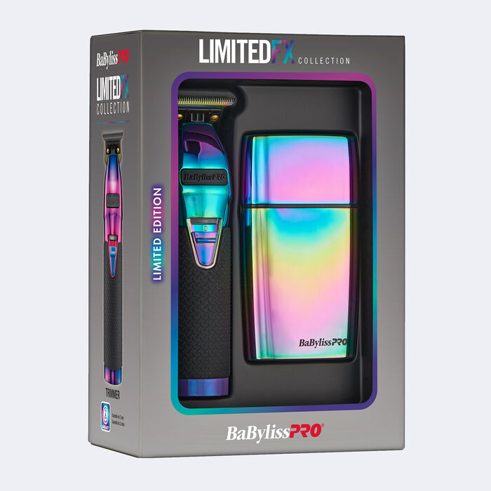 BaBylissPRO LimitedFX Iridescent Trimmer & Double-Foil Shaver Set