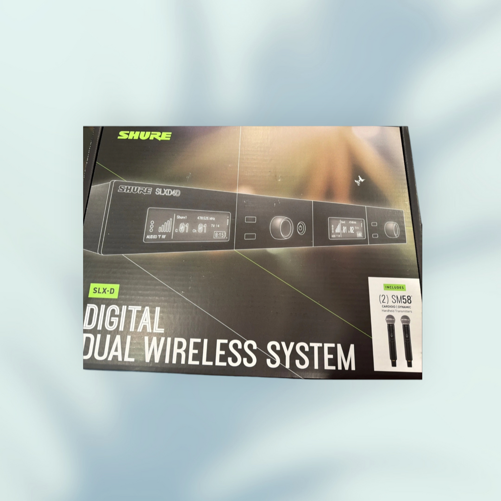 Shure SLXD24/SM58 Wireless Vocal System - Black Frequency Band J52