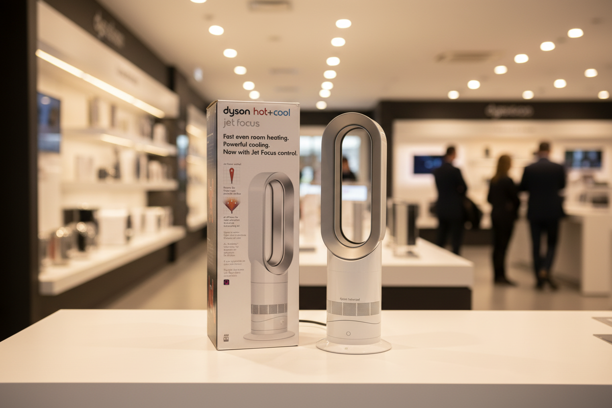 Dyson Hot + Cool AM09 White/Silver Fan Heater