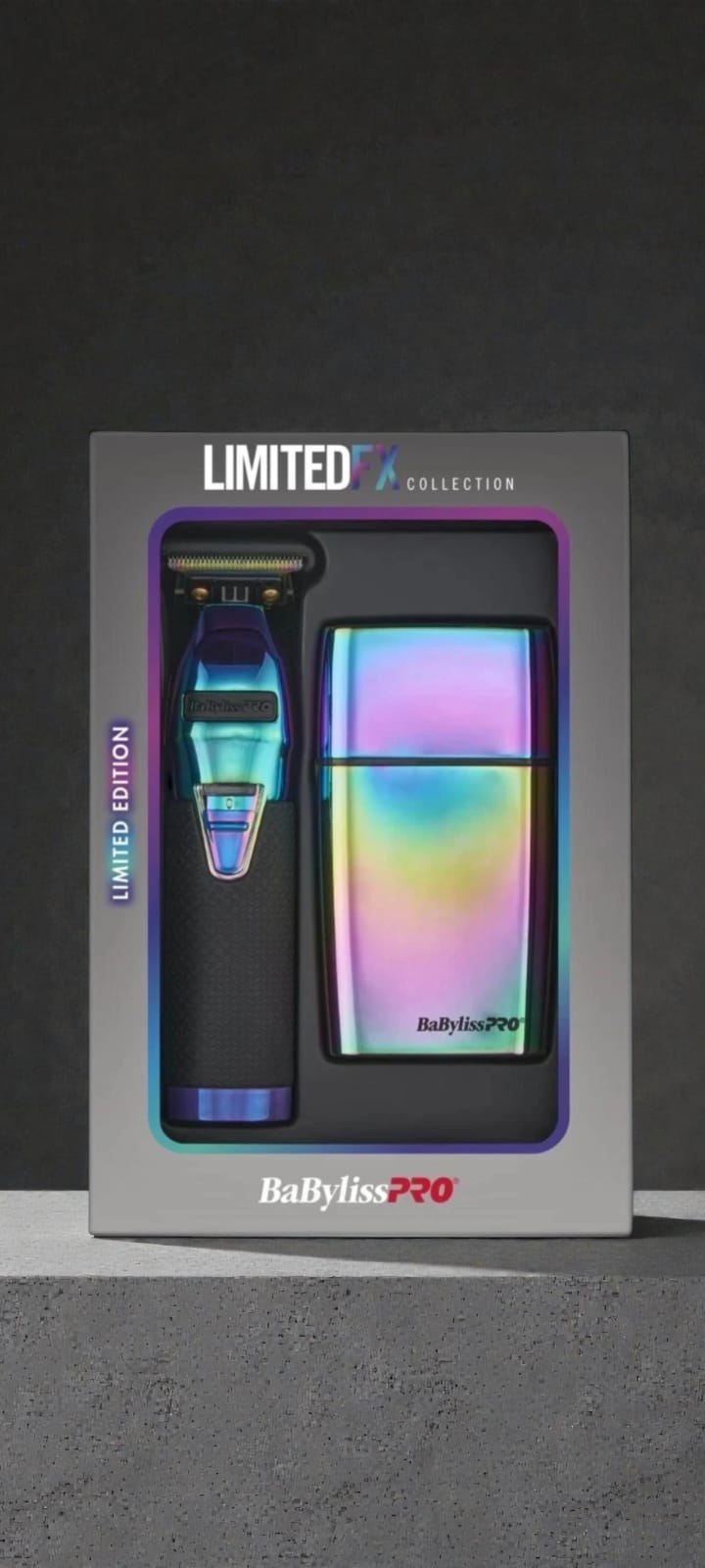 BaBylissPRO LimitedFX Iridescent Trimmer & Double-Foil Shaver Set