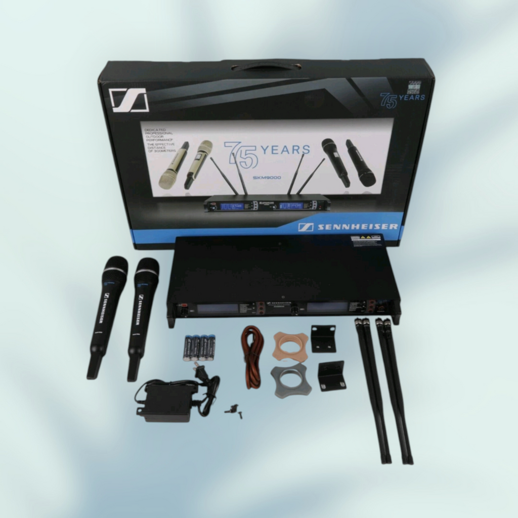 UHF Professional Wireless Microphone System For Sennheiser SKM9000 75Years Black