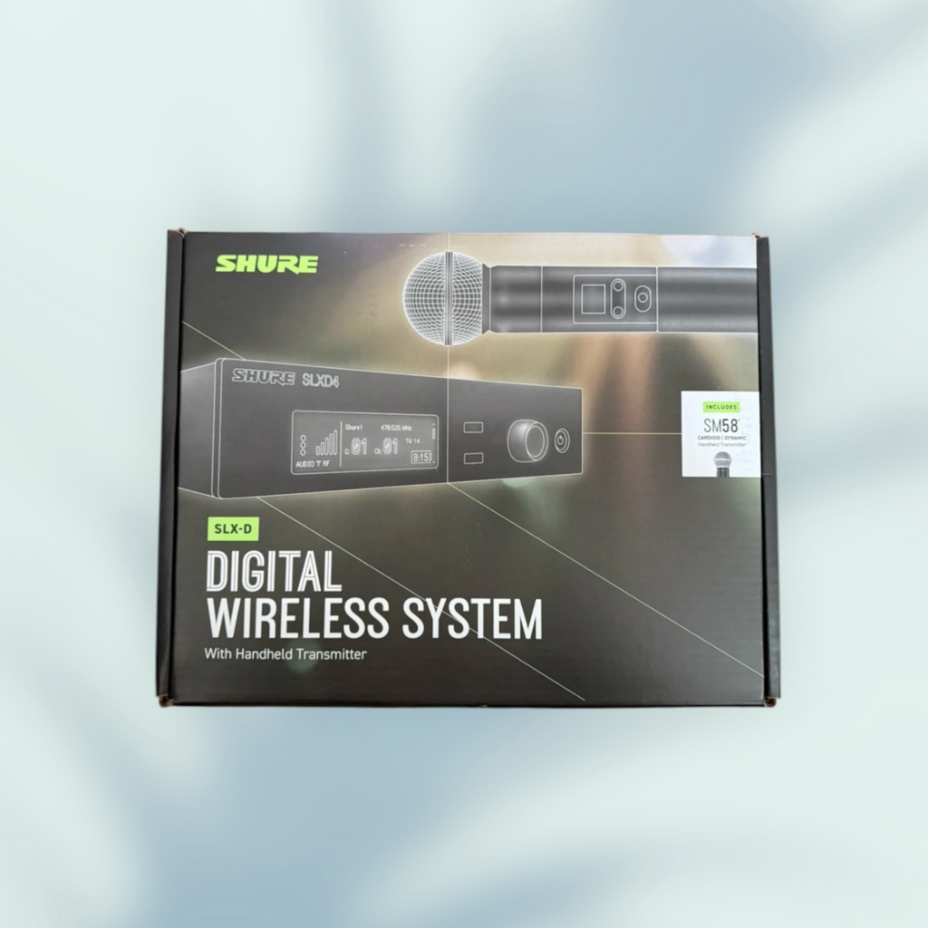 Shure SLXD24/SM58 Wireless Vocal System - Black Frequency Band J52