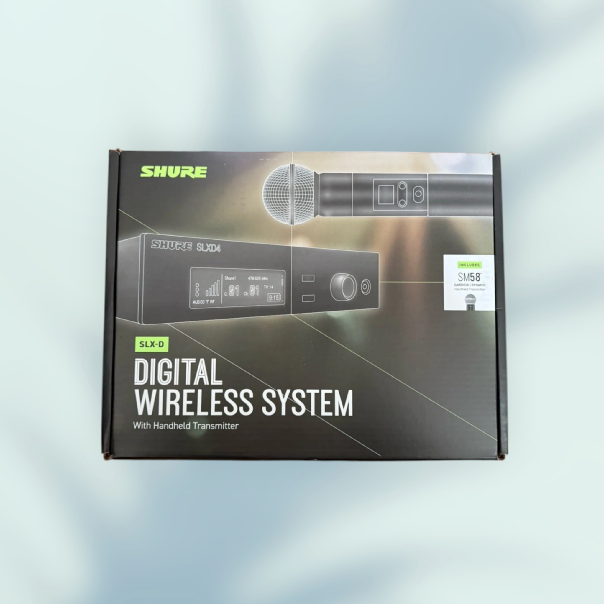 Shure SLXD24/SM58 Wireless Vocal System - Black Frequency Band J52