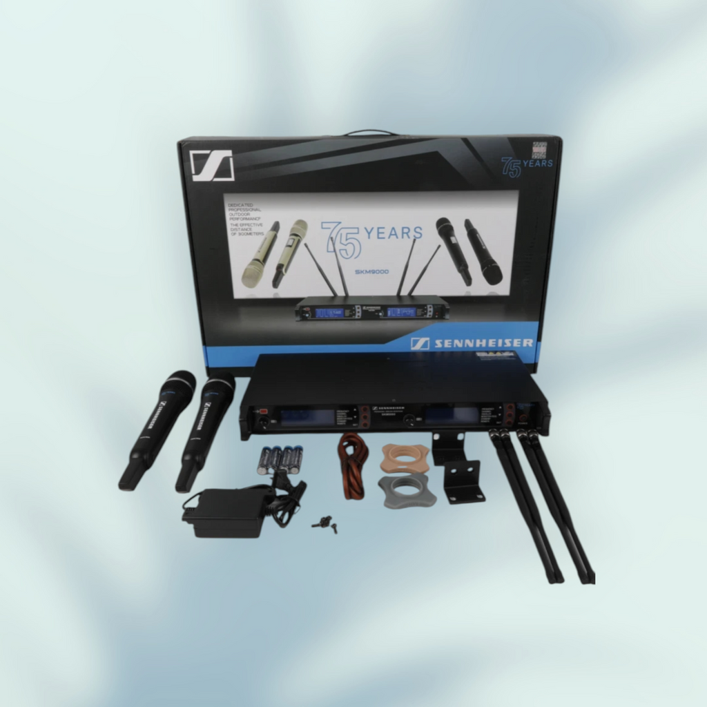 UHF Professional Wireless Microphone System For Sennheiser SKM9000 75Years Black