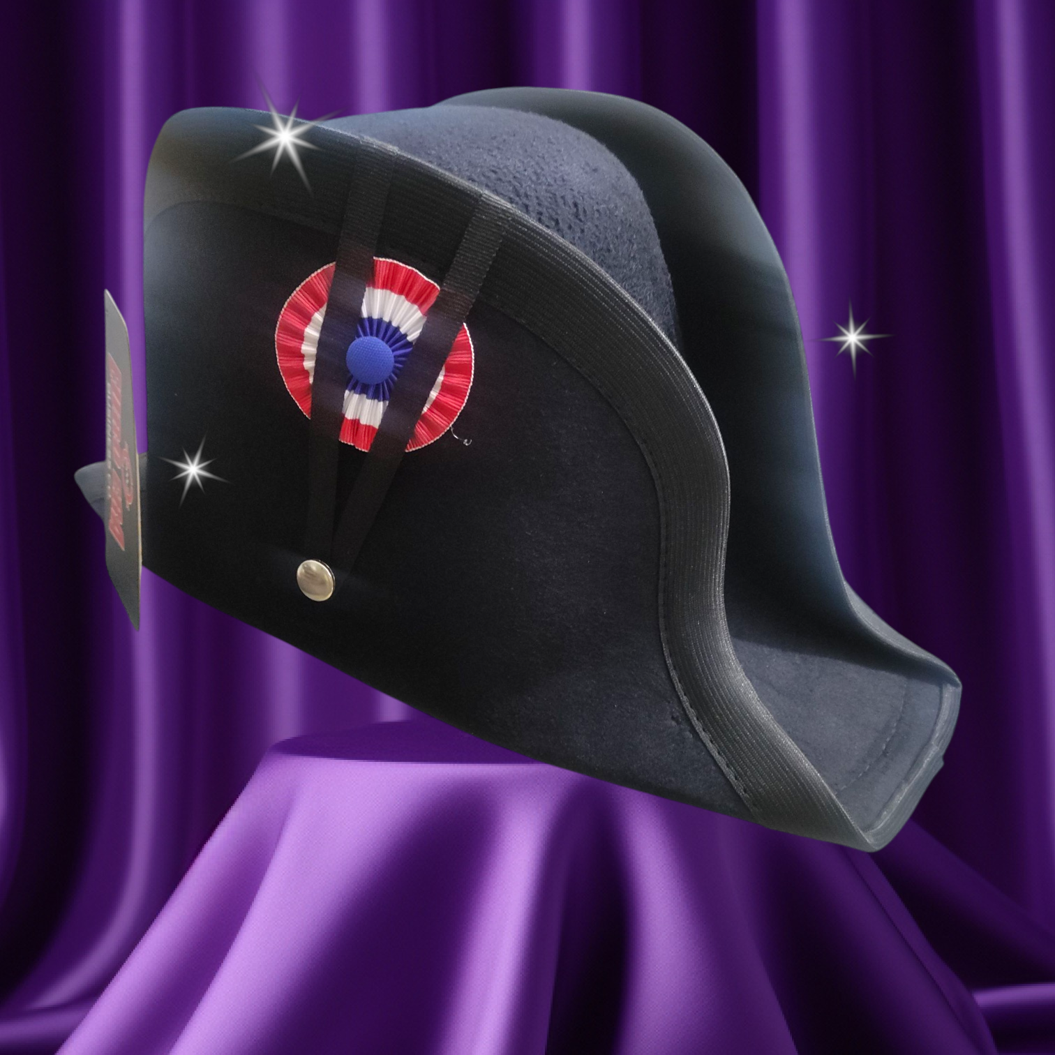 Napoleonic Revolutionary War Officers Bicorn Hat