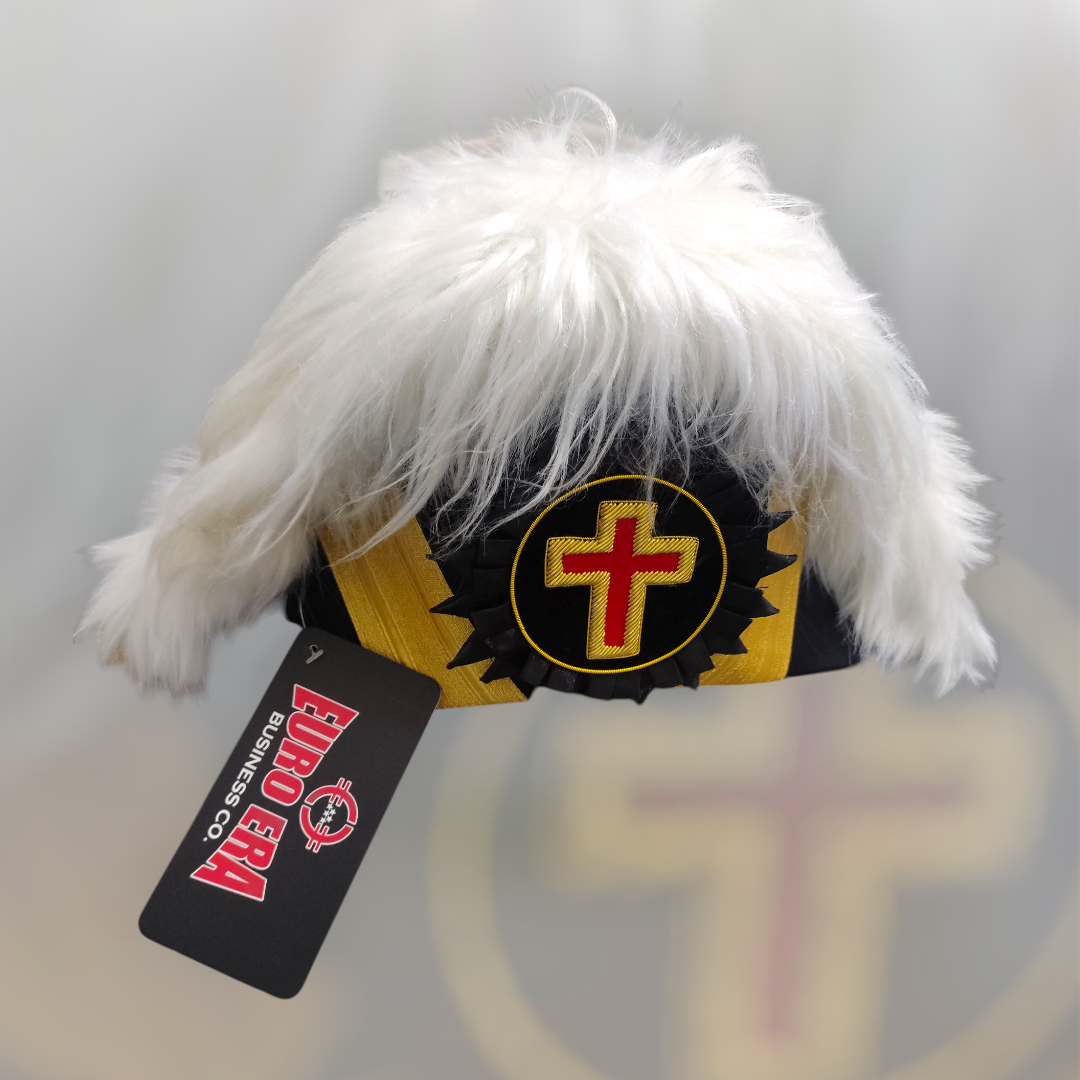 New Masonic Knight Templar Officer Bicorn Hat