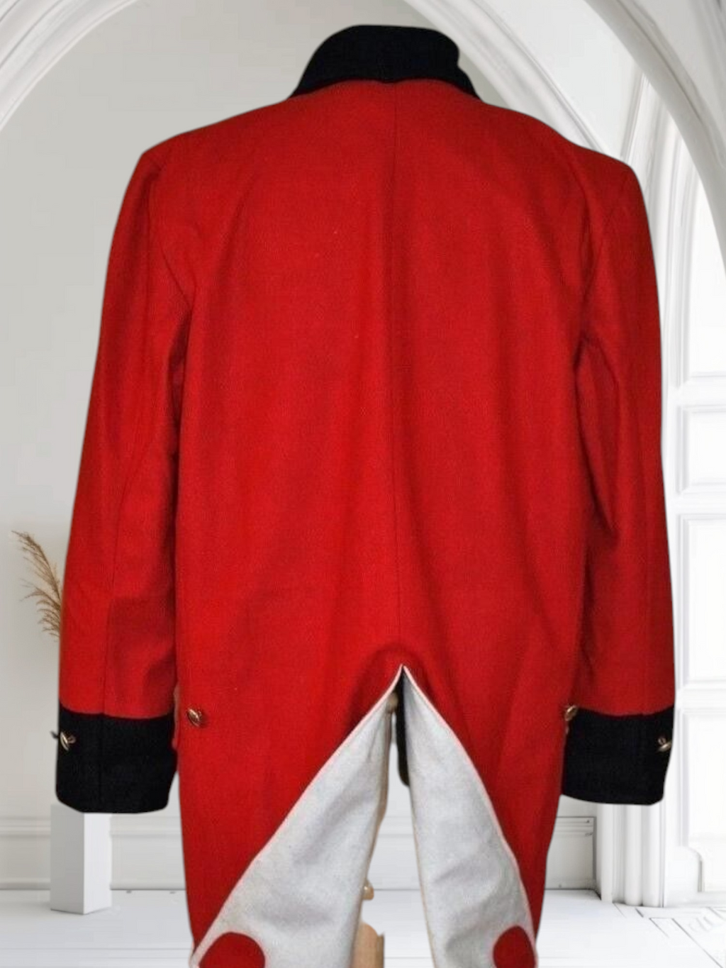 Napoleonic Regency Military Officer Red Coattee