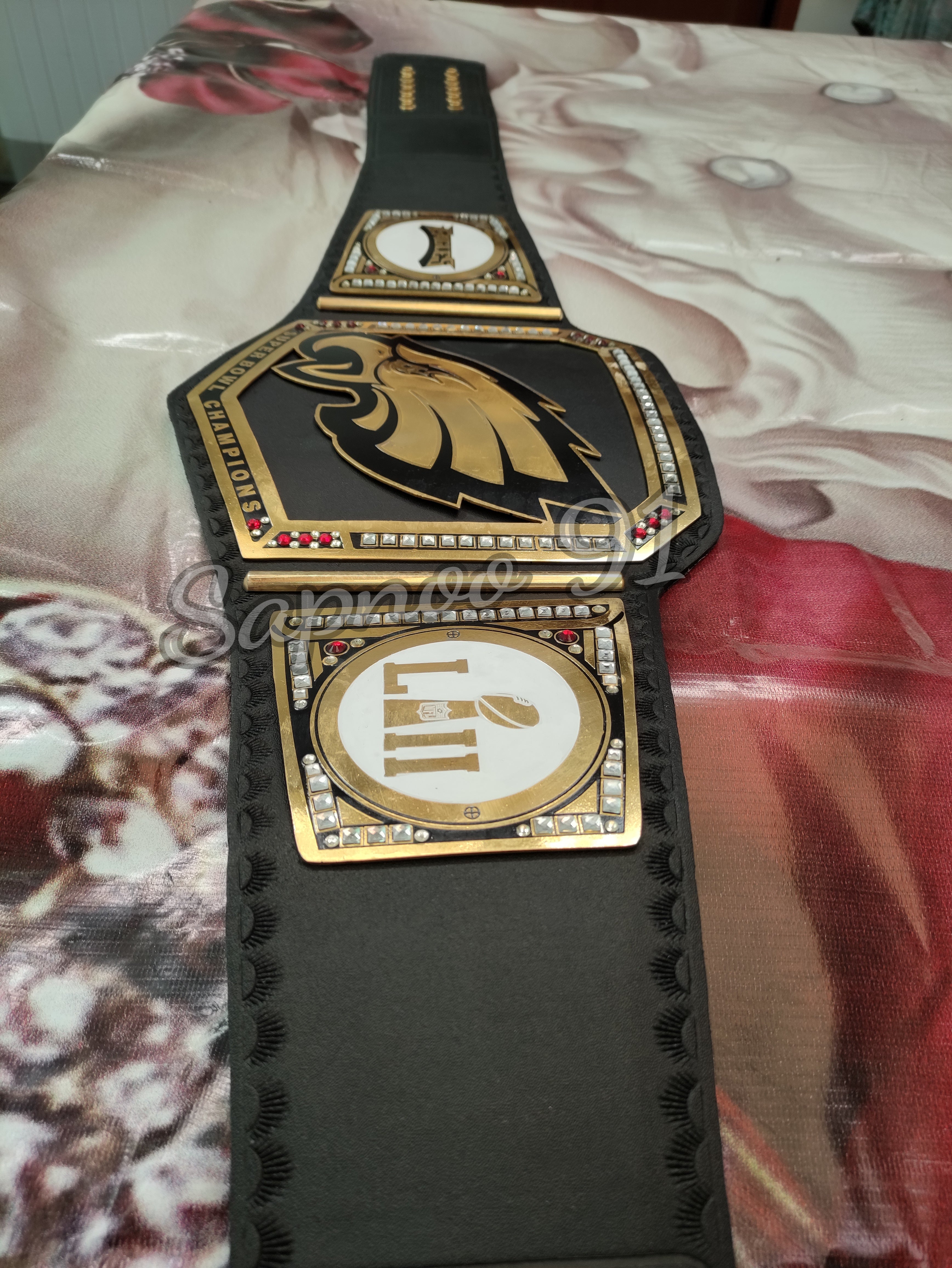 New NFL Super Bowls Eagles Championship Belt