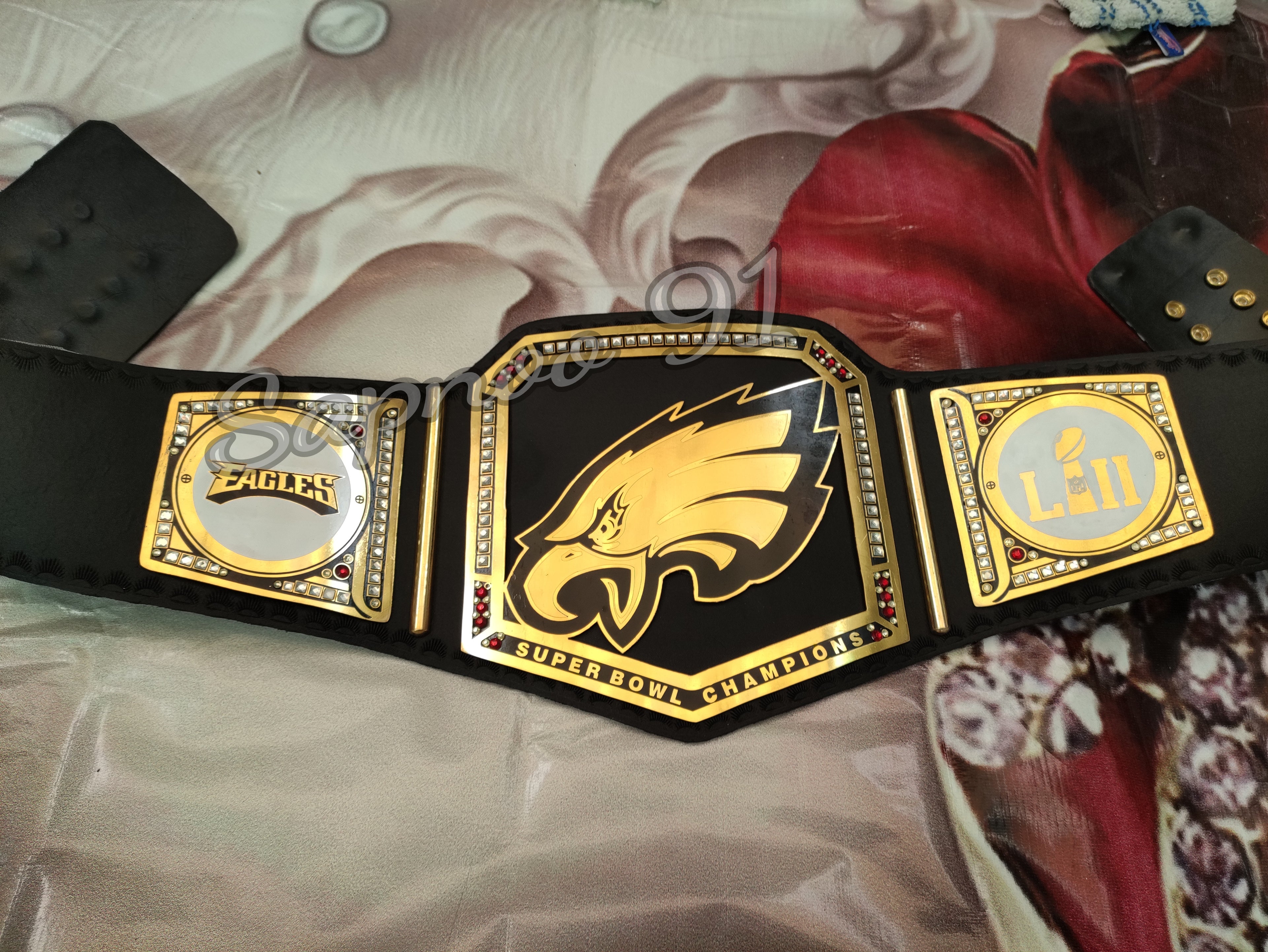 New NFL Super Bowls Eagles Championship Belt