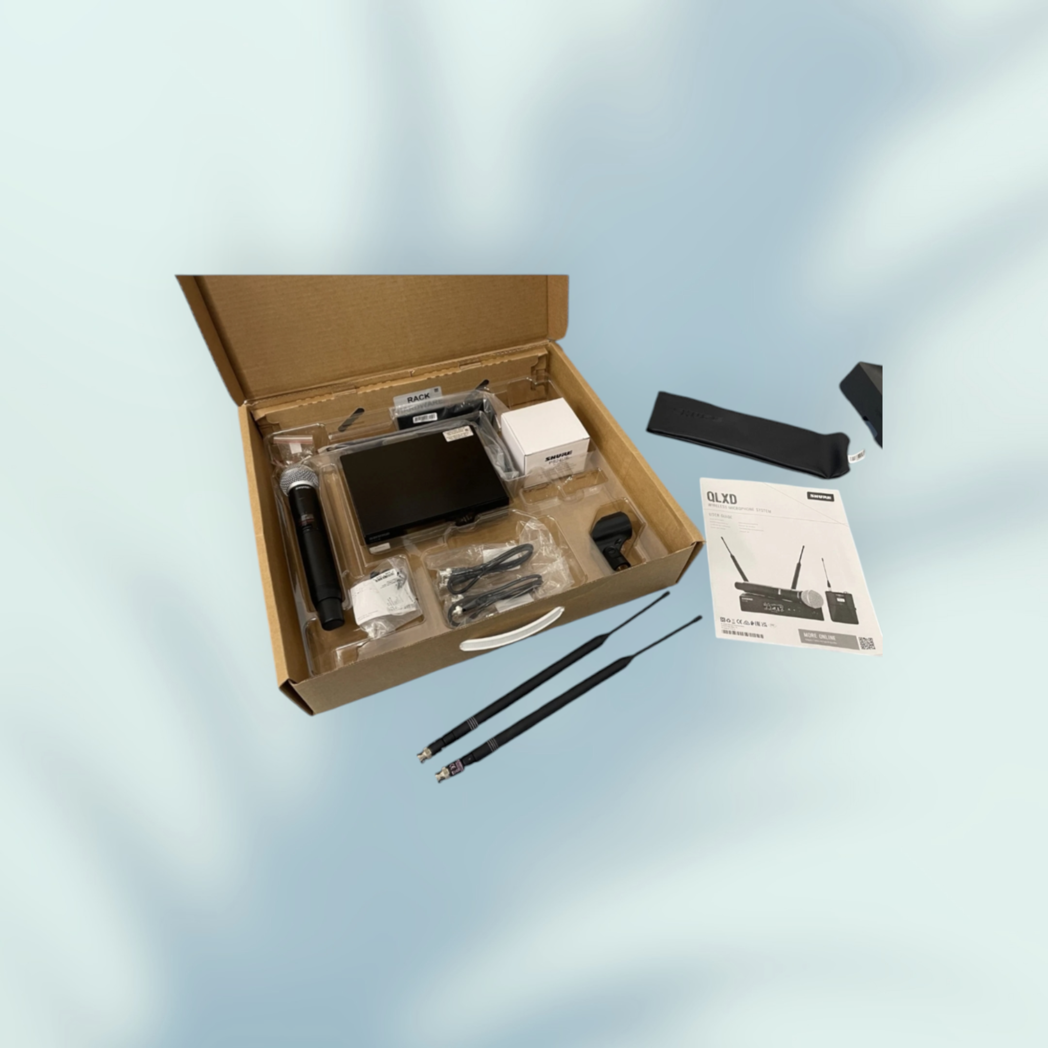 New GLXD4 Vocal Dual Channel Wireless Microphone SHURE 2 BETA58A GLXD24