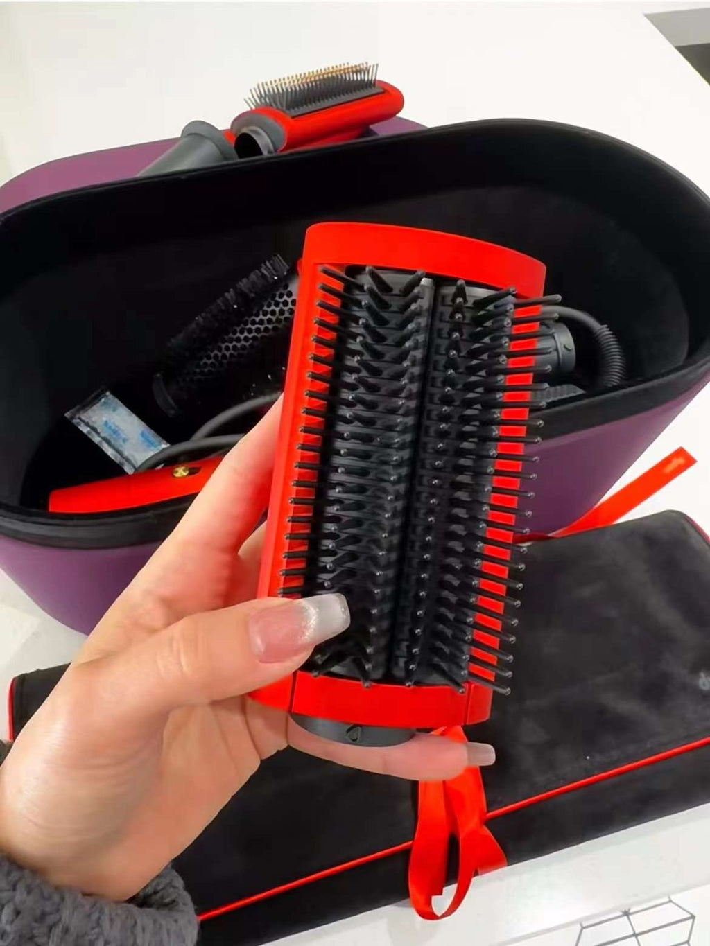 Dyson HS05 Airwrap Multi-styler Complete Long in a special edition Topaz Orange
