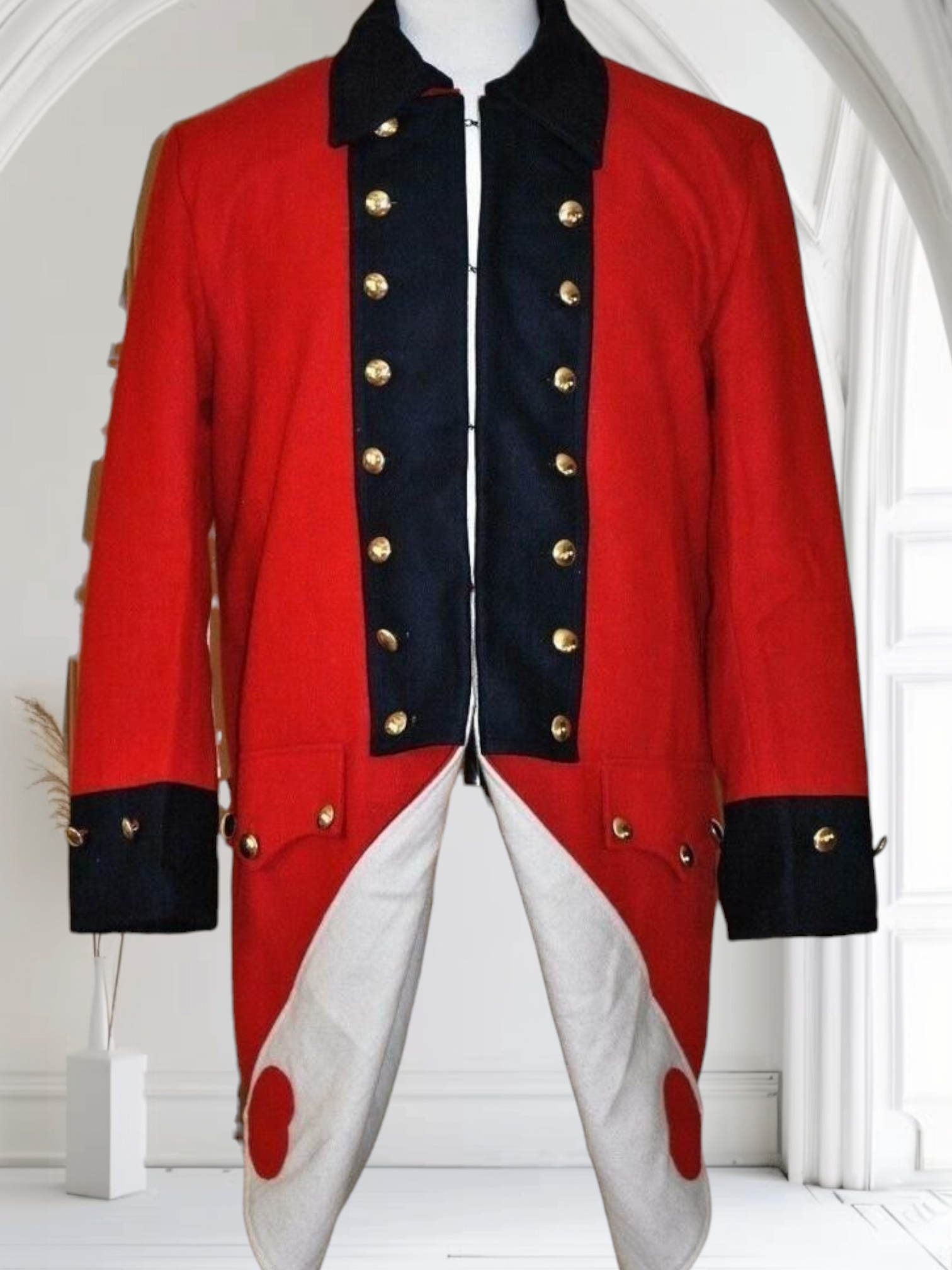 Napoleonic Revolutionary War British Army Regimental Red Frock Coat