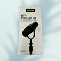 Shure MV7+ Hybrid Output USB-C & XLR Podcast Microphone & Desktop Stand