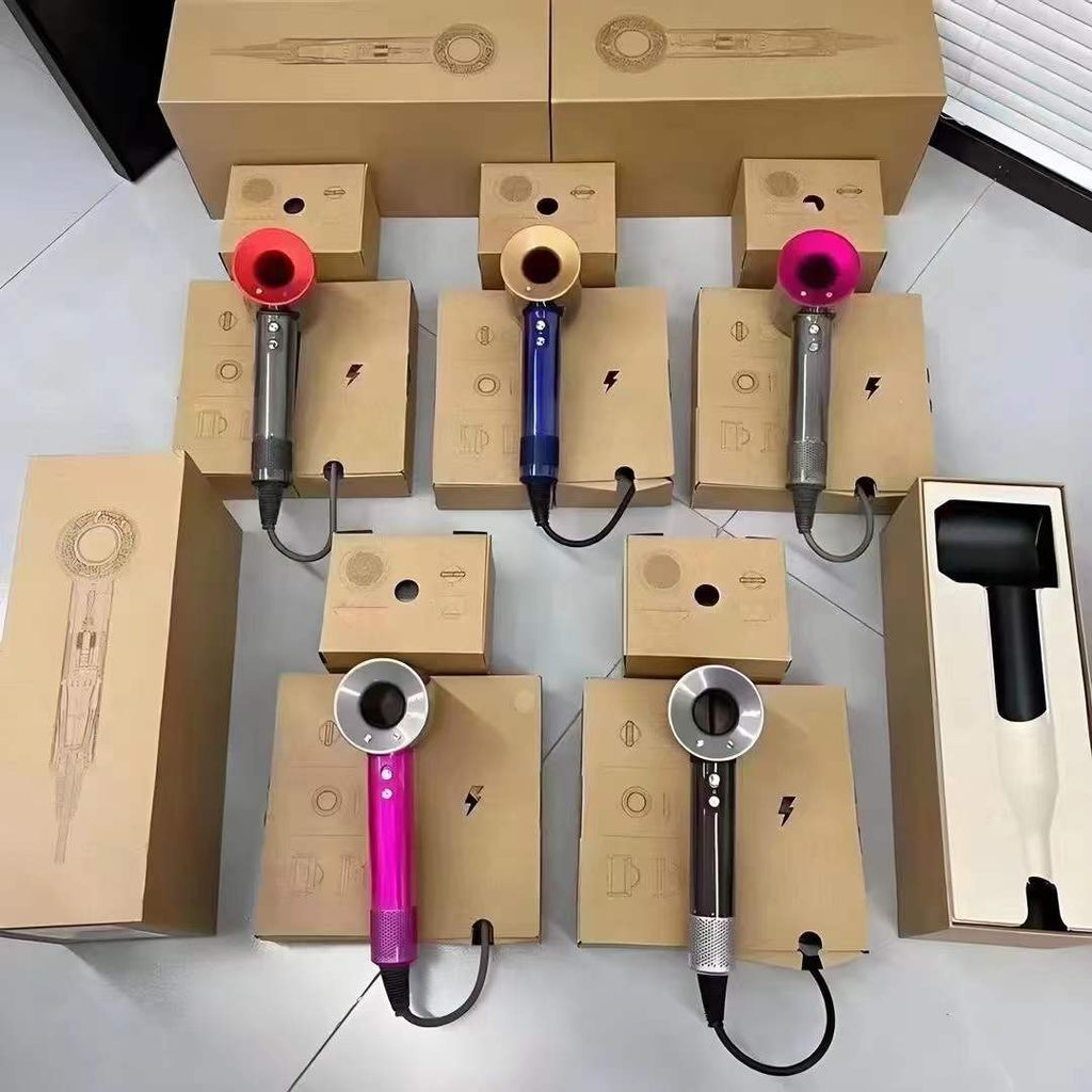 Supersonic hair dryer in various colors