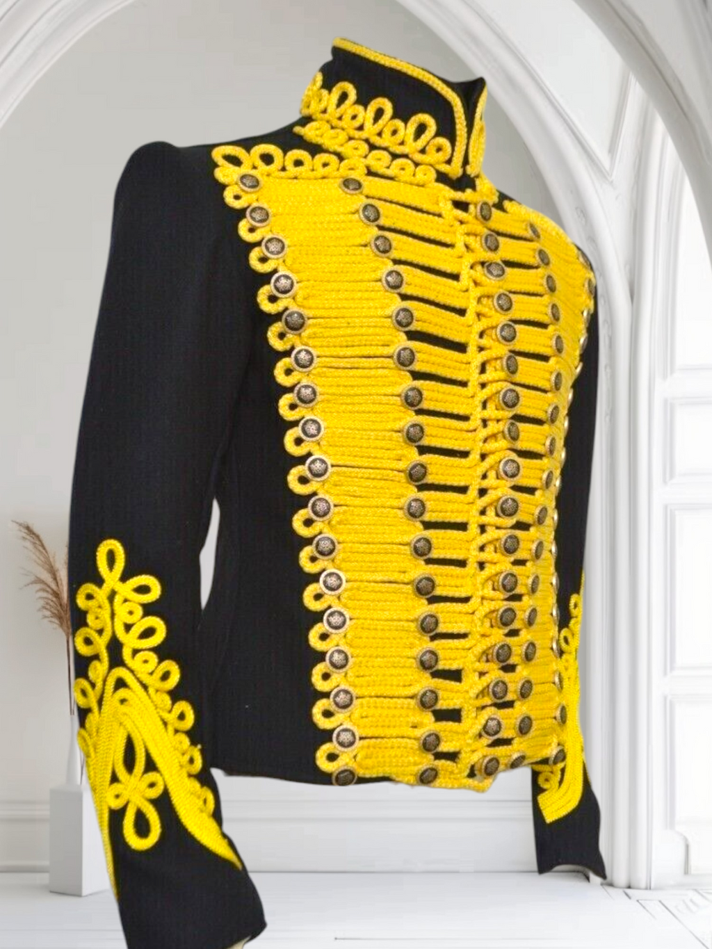 Napoleonic Military Officers Hussars Tunic Jacket Pelisse ,