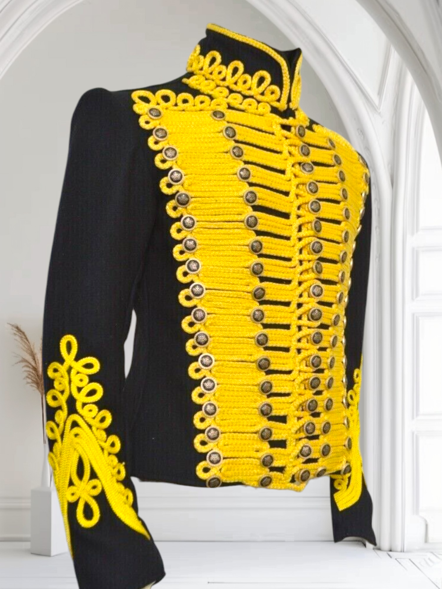 Napoleonic Military Officers Hussars Tunic Jacket Pelisse ,