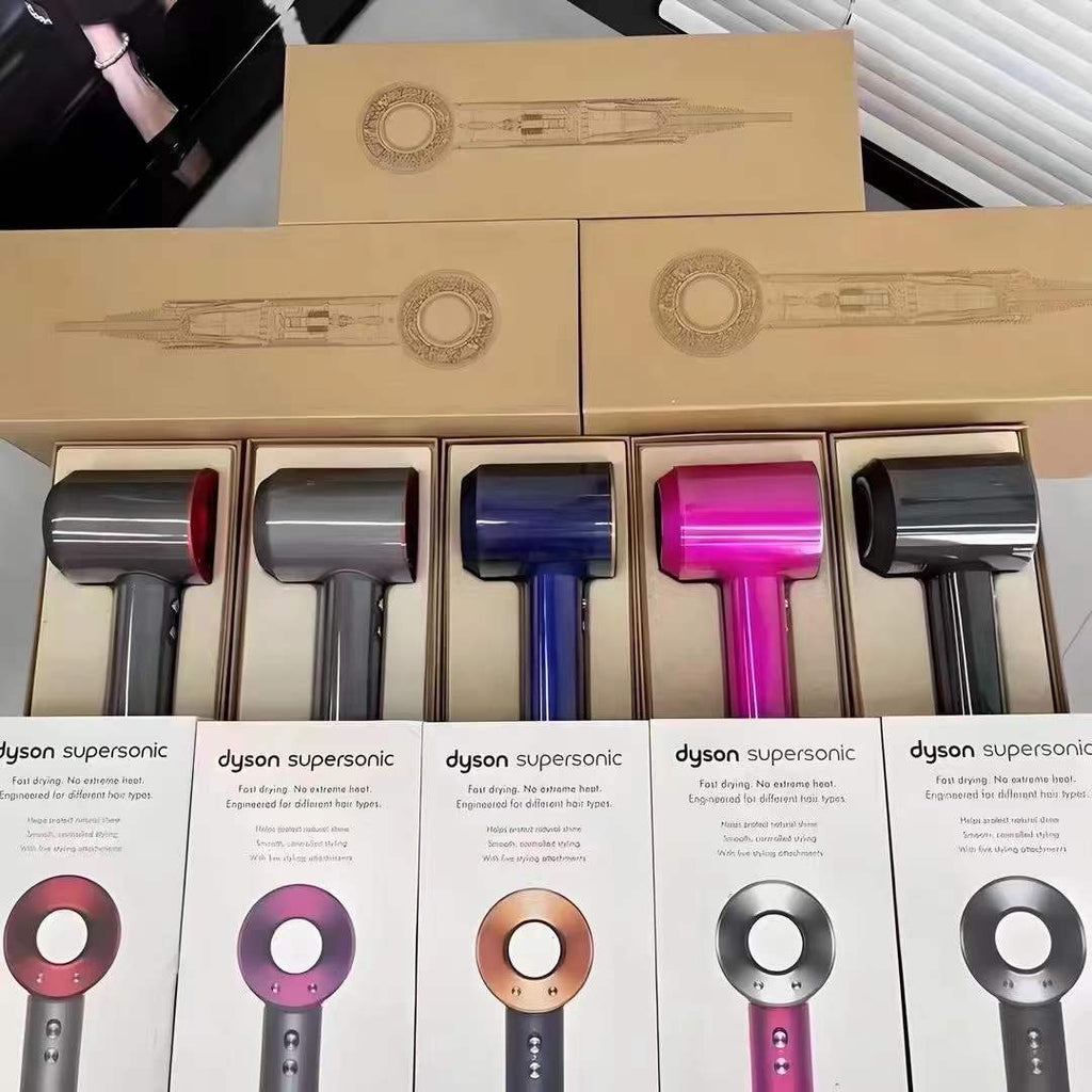 Supersonic hair dryer in various colors