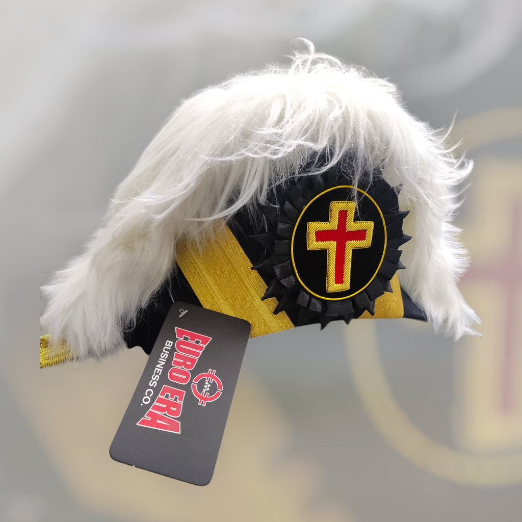 New Masonic Knight Templar Officer Bicorn Hat