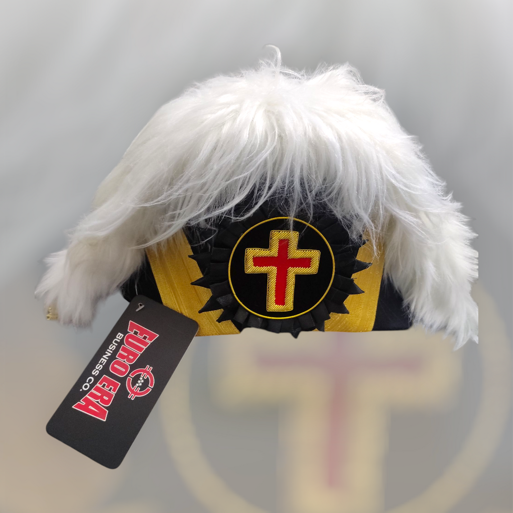 New Masonic Knight Templar Officer Bicorn Hat