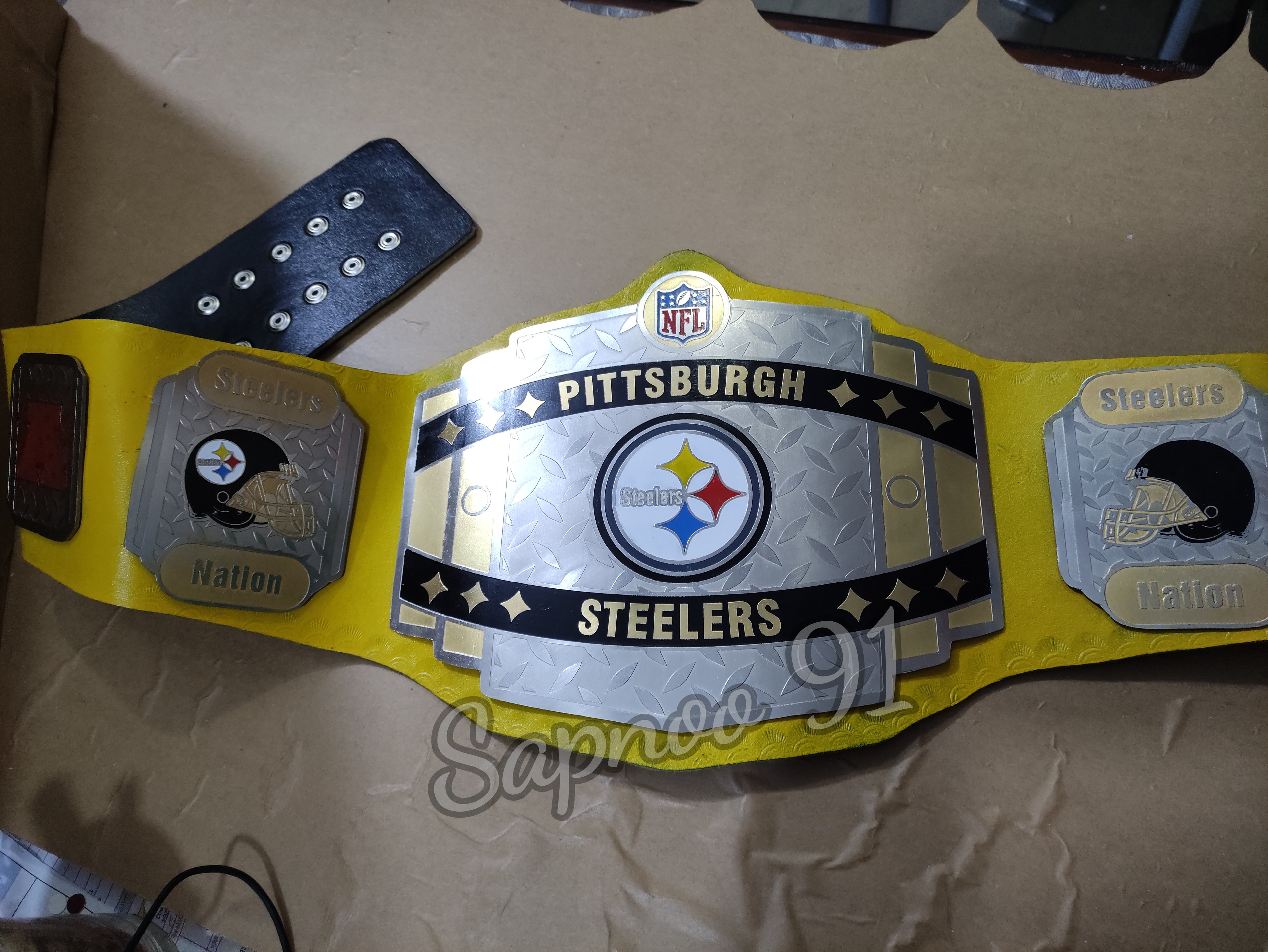 New NFL Pittsburgh Steelers Championship belt