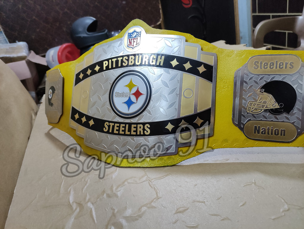 New NFL Pittsburgh Steelers Championship belt
