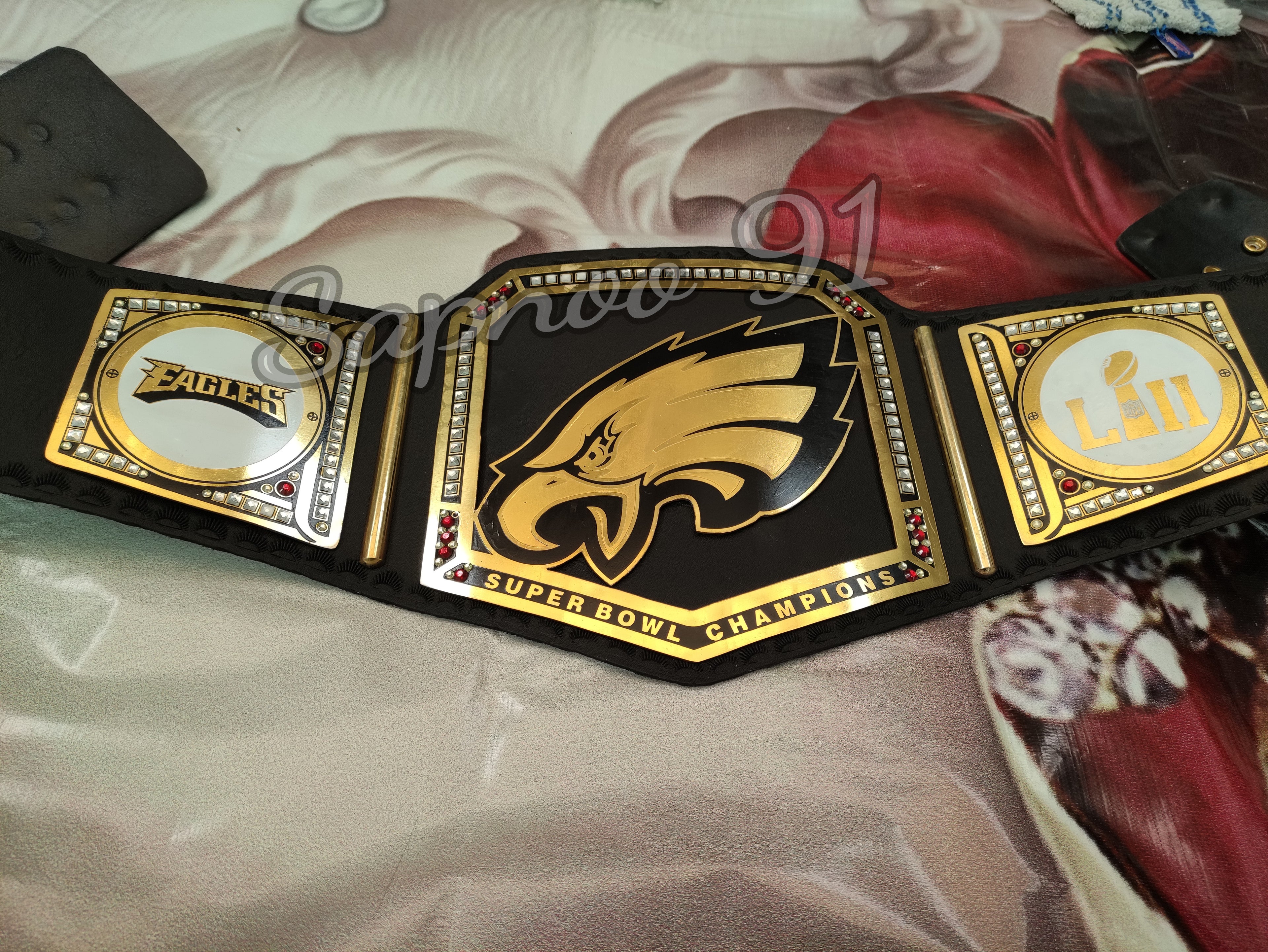 New NFL Super Bowls Eagles Championship Belt