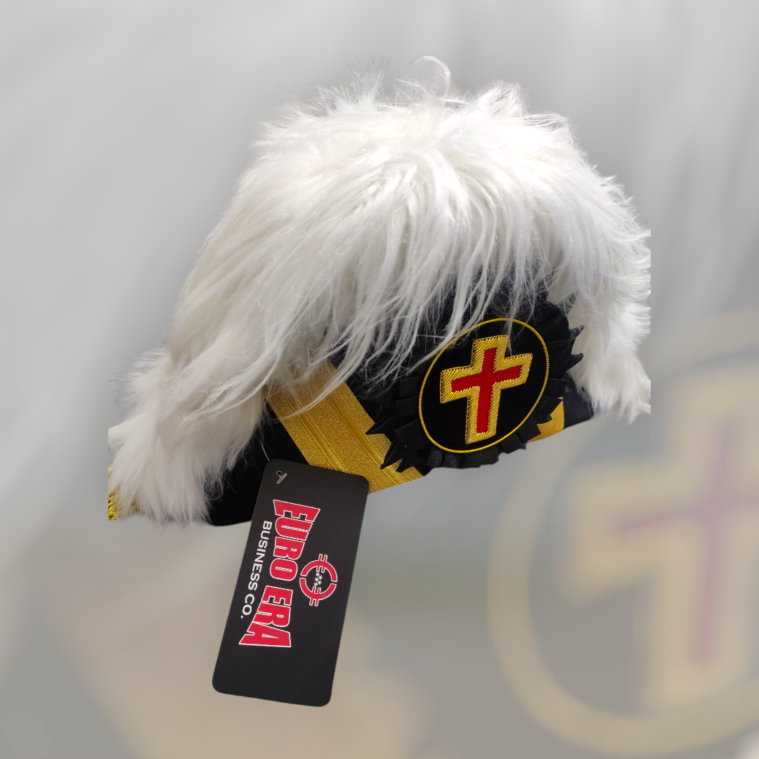 New Masonic Knight Templar Officer Bicorn Hat