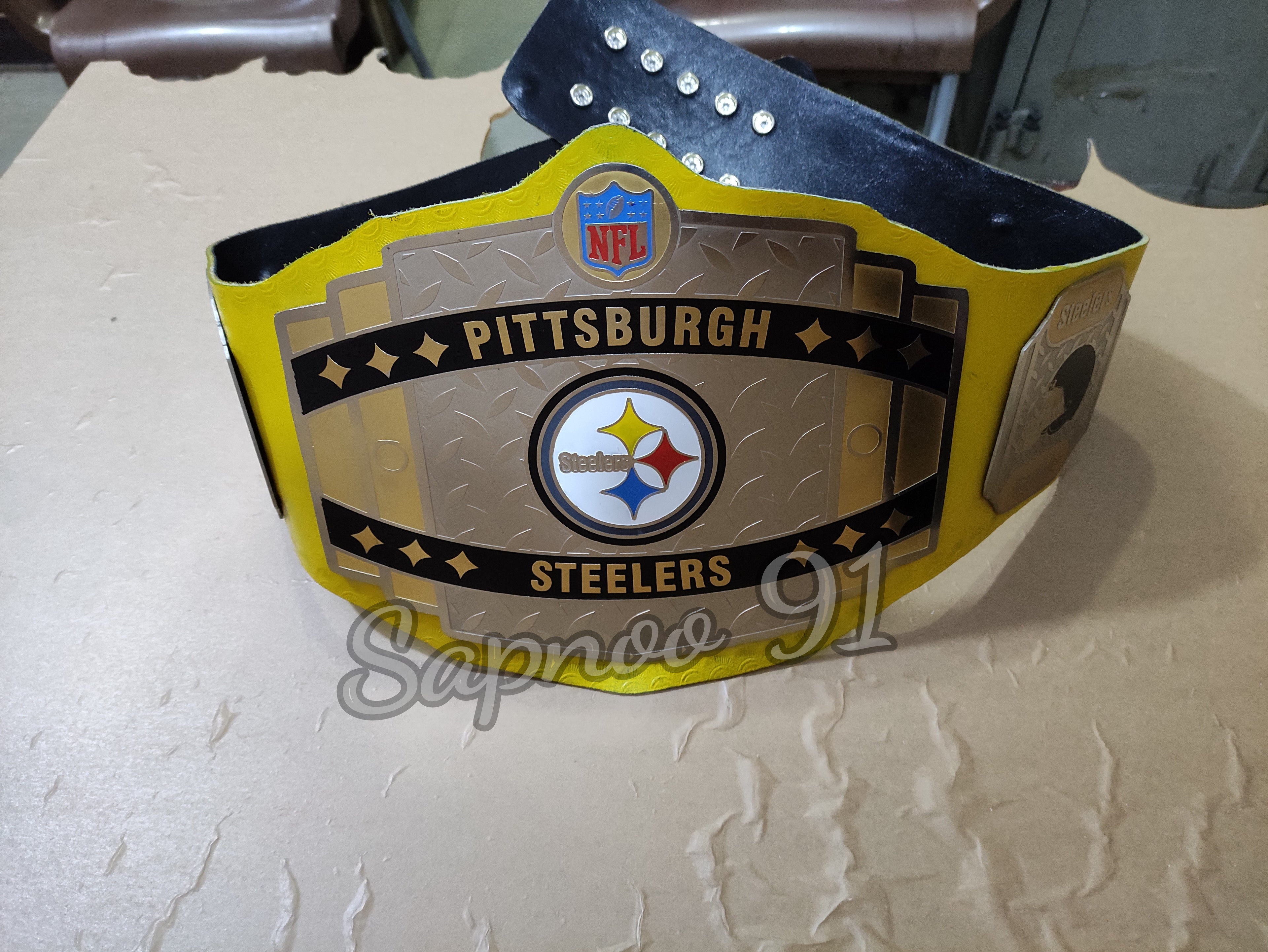 New NFL Pittsburgh Steelers Championship belt
