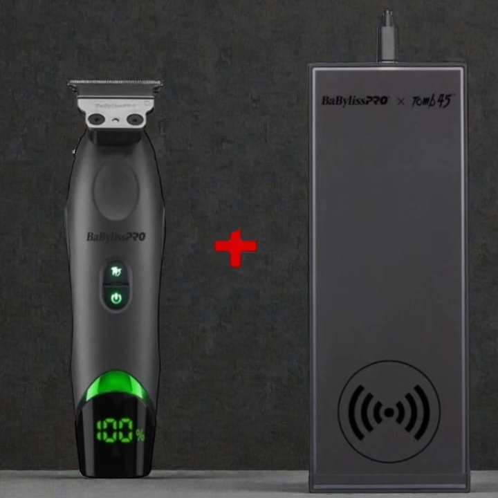 BaBy lissPRO x Tomb 45 Wireless-Charging Trimmer set.
