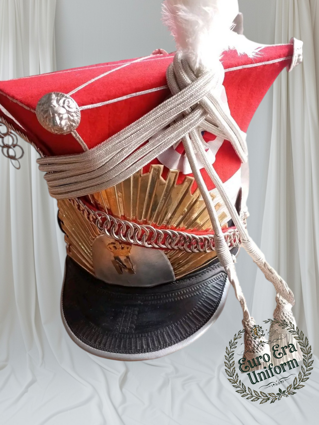 Napoleonic Shapska of colonel or general of Polish Lancier officer Shako Hat