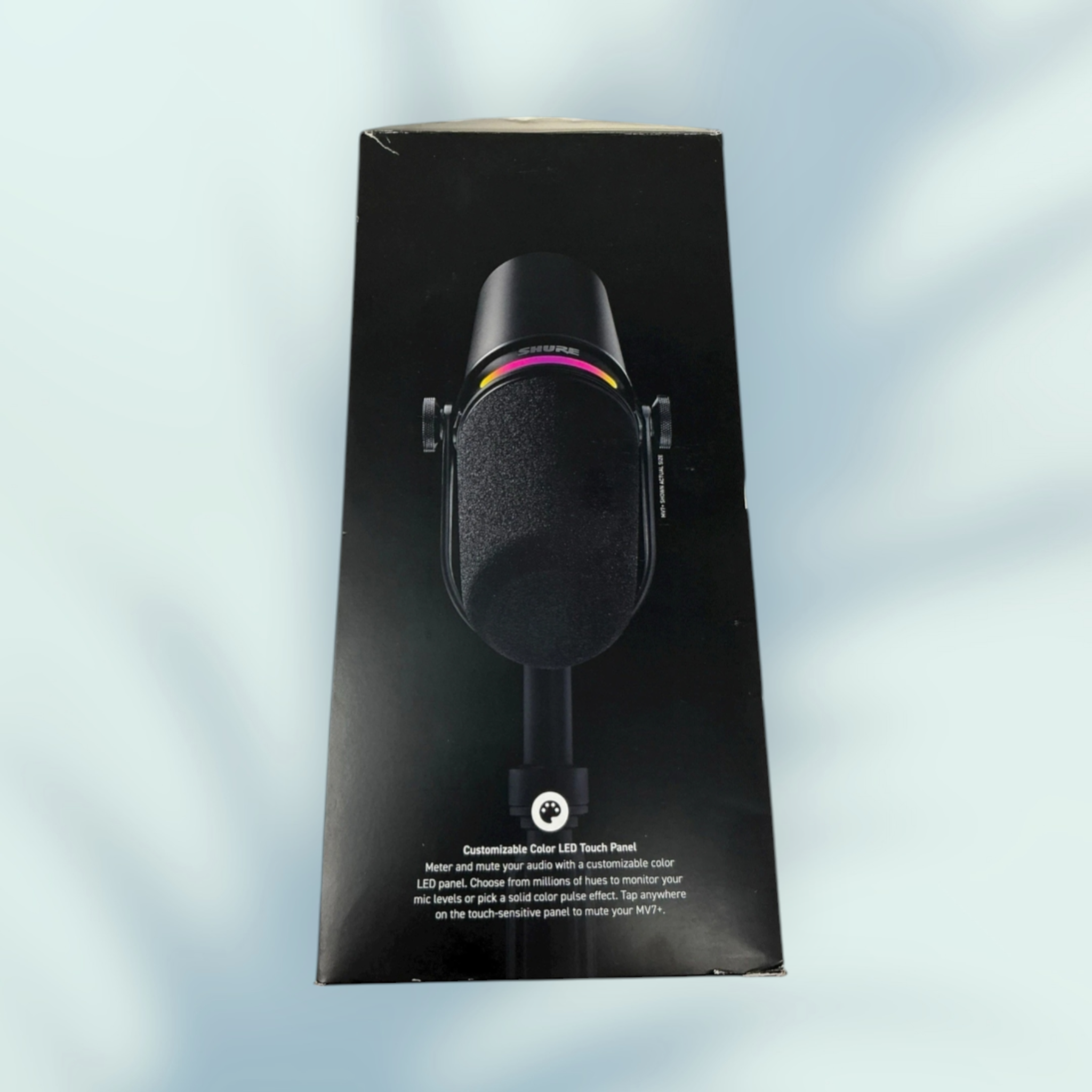 Shure MV7+ Hybrid Output USB-C & XLR Podcast Microphone & Desktop Stand