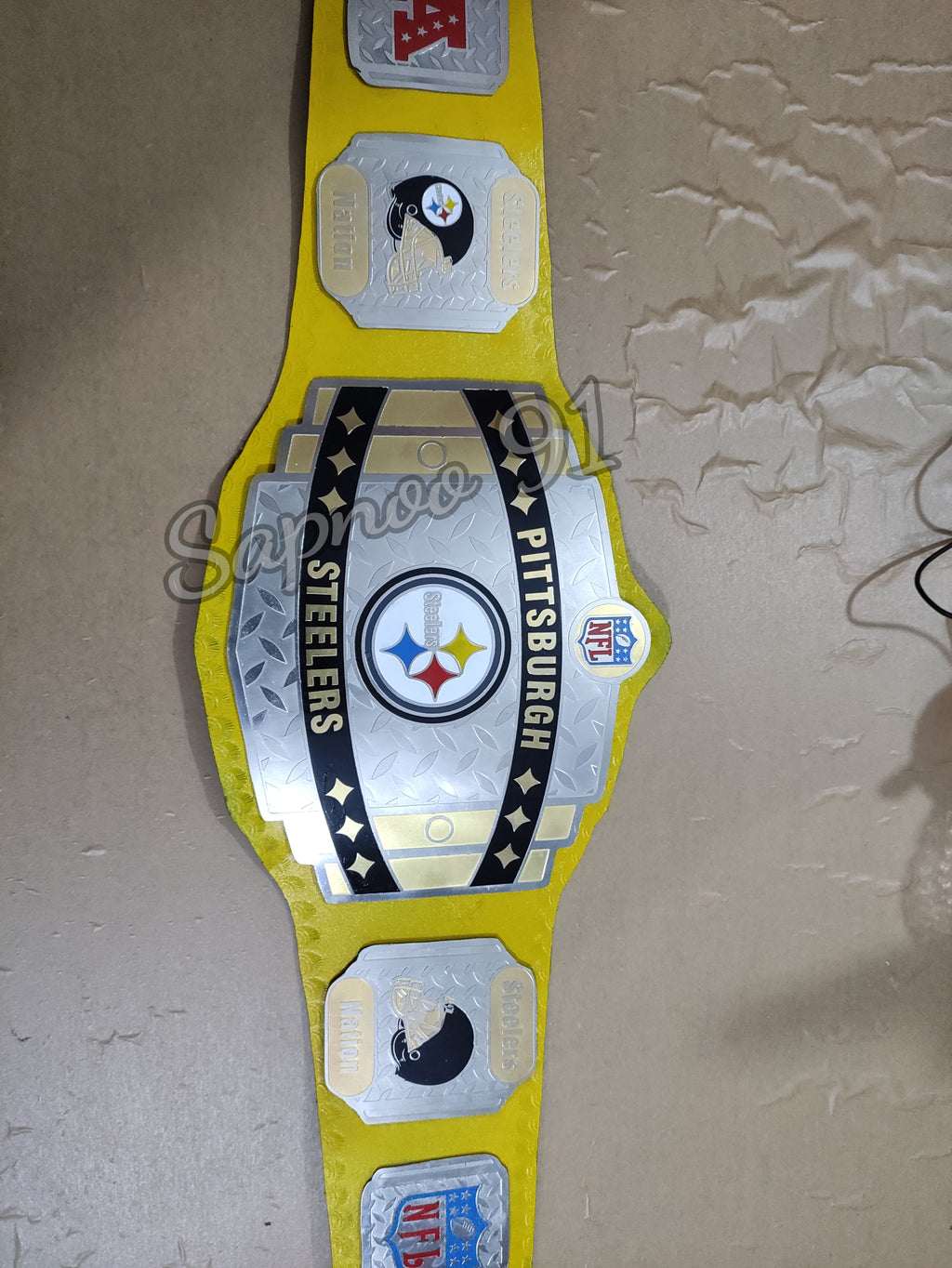 New NFL Pittsburgh Steelers Championship belt