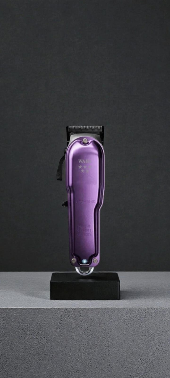 Wahl 5 Star Cordless Legend Professional Hair Clipper in a purple metal finish
