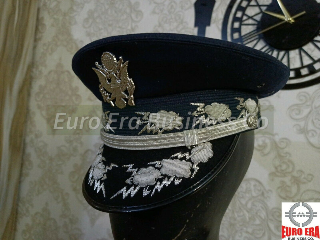 New USAF General Officers Parade Visor Hat Cap
