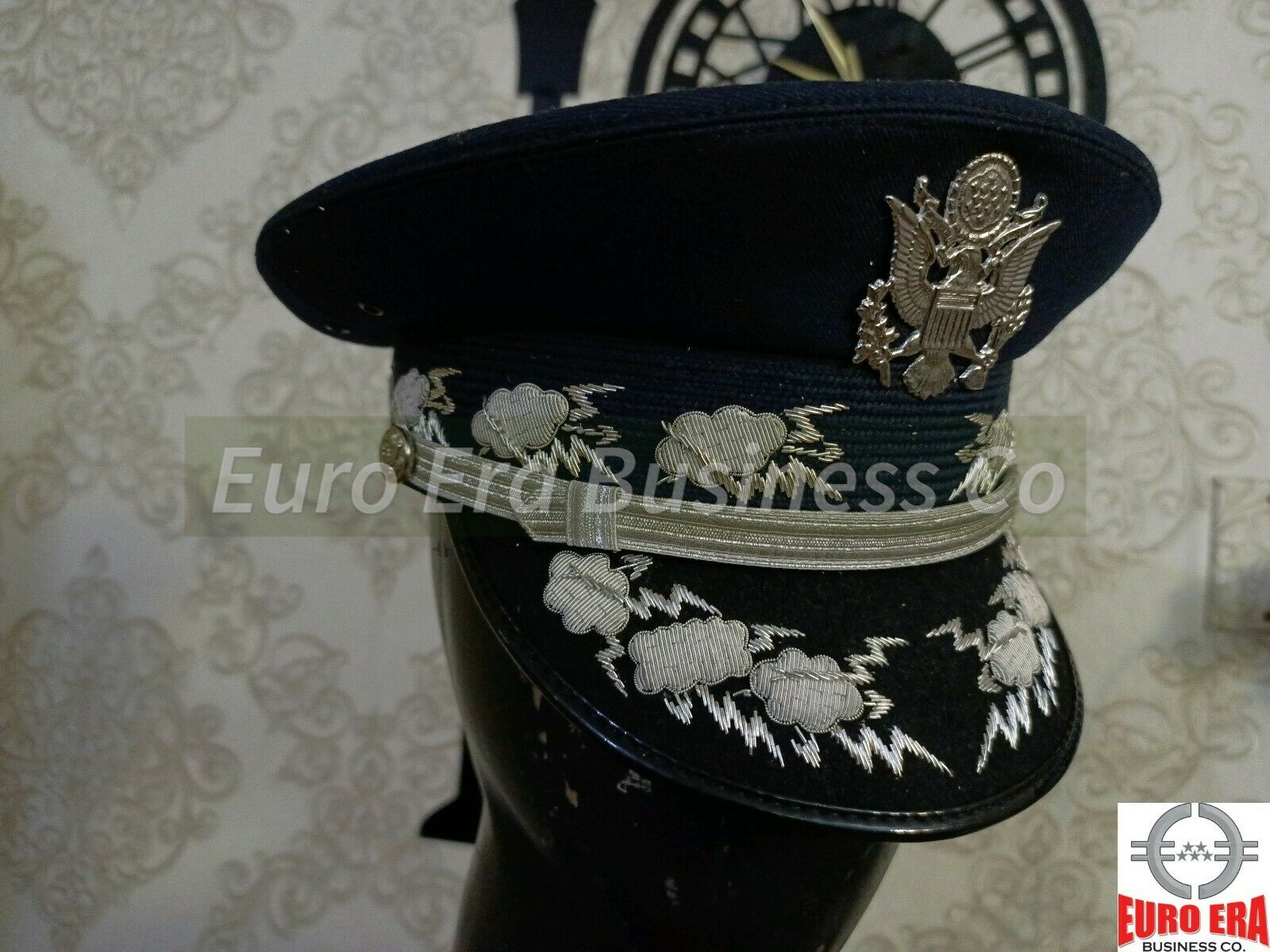 New USAF General Officers Parade Visor Hat Cap