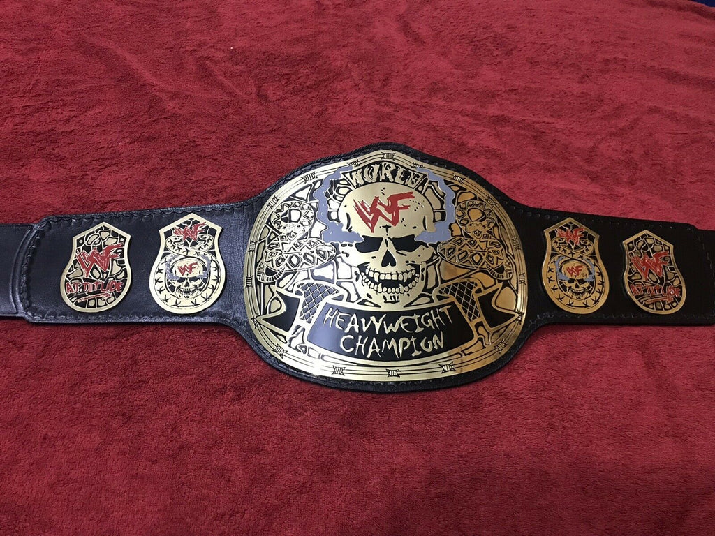 NEW WWF Stone Cold Smoking Skull Championship Belt
