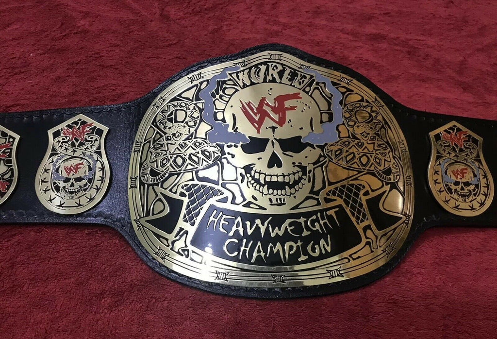 NEW WWF Stone Cold Smoking Skull Championship Belt