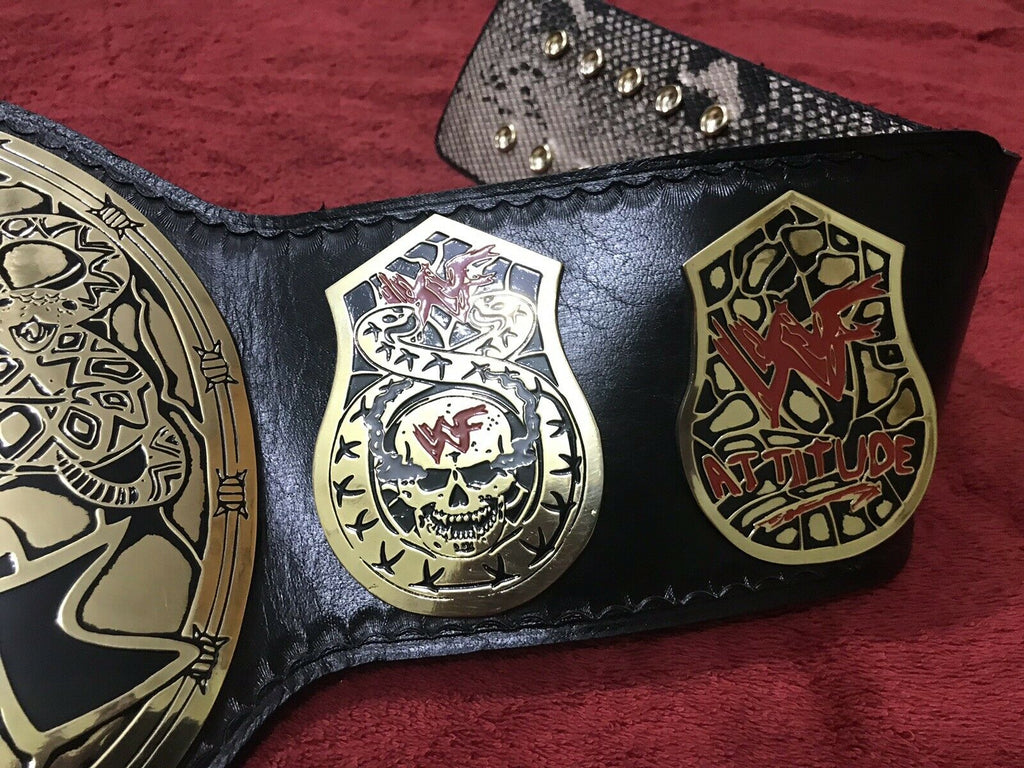 NEW WWF Stone Cold Smoking Skull Championship Belt