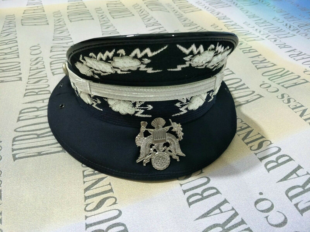 WW2 USAF General Officers Parade Visor Hat Cap