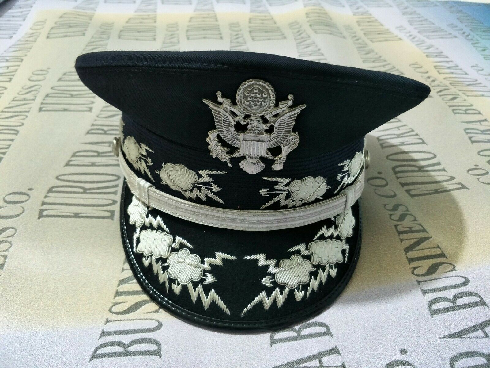 WW2 USAF General Officers Parade Visor Hat Cap