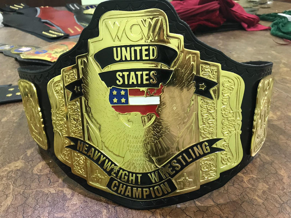 New WCW United States World Heavyweight Wrestling Championship belt