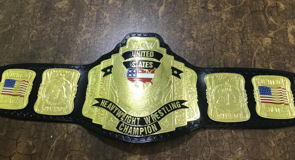 New WCW United States World Heavyweight Wrestling Championship belt