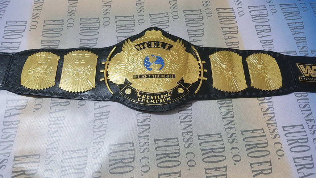 NEW WWF CLASSIC WINGED EAGLE CHAMPIONSHIP BELT , 2MM BRASS PLATES